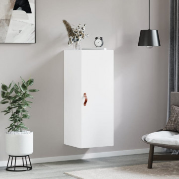 Dulap montat pe perete, alb, 34,5x34x90 cm - Img 3