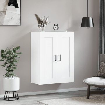 Dulap montat pe perete, alb, 69,5x34x90 cm, lemn prelucrat - Img 3