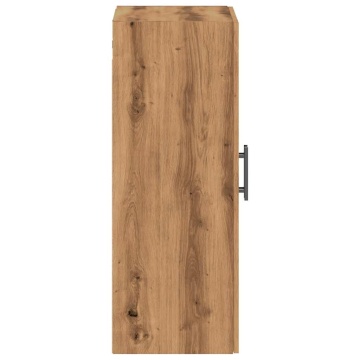 Dulap montat pe perete, stejar artizanal, 69,5x34x90 cm - Img 8