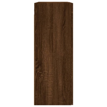 Dulap montat pe perete, stejar maro, 69,5x34x90 cm - Img 7