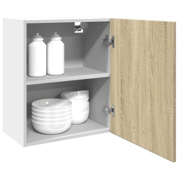 Dulap montat pe perete stejar sonoma 50x31x60 cm lemn prelucrat - Img 4