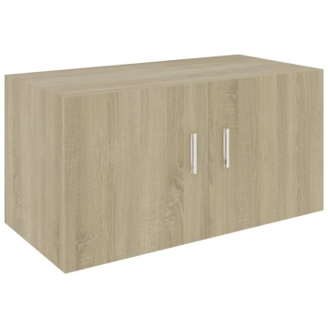 Dulap montat pe perete stejar Sonoma 80x39x40cm lemn prelucrat - Img 2