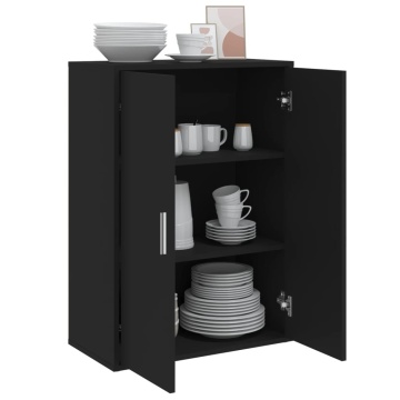 Dulap, negru, 60x31x84 cm, lemn prelucrat - Img 4