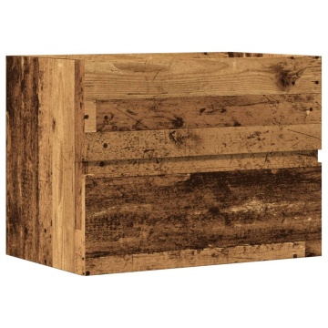 Dulap pentru baie, lemn vechi, 60x38,5x45 cm, lemn prelucrat - Img 2