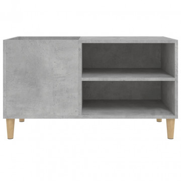 Dulap pentru discuri gri beton 84,5x38x48 cm lemn prelucrat - Img 8