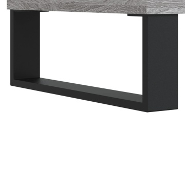 Dulap pentru discuri gri sonoma 85x38x48 cm lemn prelucrat - Img 6