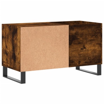 Dulap pentru discuri stejar afumat 85x38x48 cm lemn prelucrat - Img 5