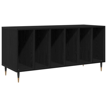 Dulap pentru discuri, stejar negru 100x38x48 cm lemn prelucrat - Img 2