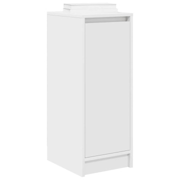Dulap pentru încălțăminte alb 29,5x34x76 cm lemn prelucrat - Img 4