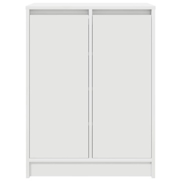 Dulap pentru încălțăminte alb 57x34x76 cm lemn prelucrat - Img 5