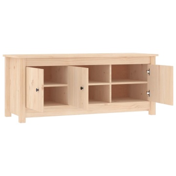 Dulap pentru pantofi, 110x38x45,5 cm, lemn masiv de pin - Img 4
