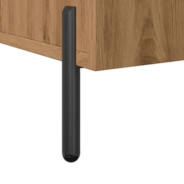 Dulap, stejar artizanal, 100x36x60 cm, lemn prelucrat - Img 7