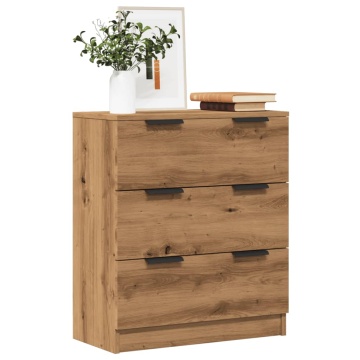 Dulap, stejar artizanal, 60x30x70 cm, lemn prelucrat - Img 1