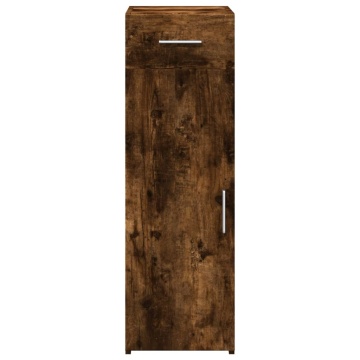 Dulap, stejar fumuriu, 30x42,5x93 cm, lemn prelucrat - Img 4