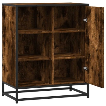 Dulap, stejar fumuriu, 62x35x76 cm, lemn prelucrat - Img 6
