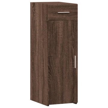 Dulap, stejar maro, 30x42,5x93 cm, lemn prelucrat - Img 2