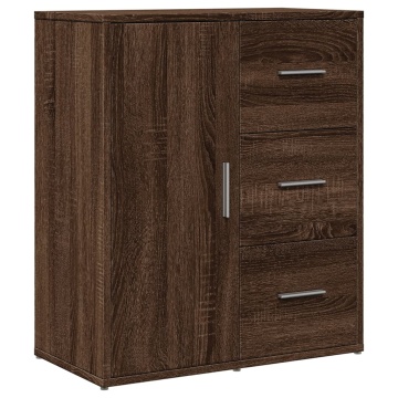Dulap, stejar maro, 60x31x70 cm, lemn prelucrat - Img 2