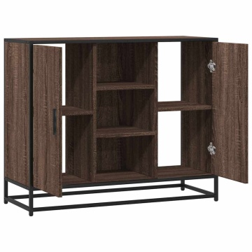 Dulap, stejar maro, 92x35x76 cm, lemn prelucrat - Img 6