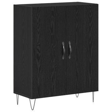 Dulap, stejar negru, 69,5x34x90 cm, lemn prelucrat - Img 2