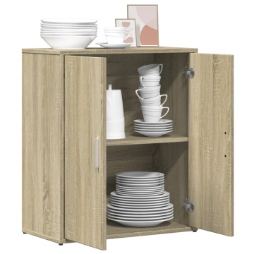 Dulap, stejar sonoma, 60x31x70 cm, lemn prelucrat - Img 4