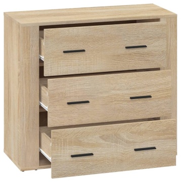 Dulap, stejar sonoma, 80x33x70 cm, lemn compozit - Img 4