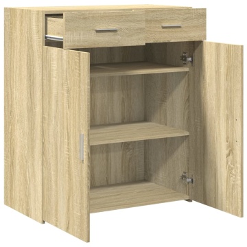 Dulap, stejar sonoma, 80x42,5x93 cm, lemn prelucrat - Img 6