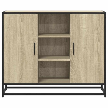 Dulap, stejar sonoma, 92x35x76 cm, lemn prelucrat - Img 4