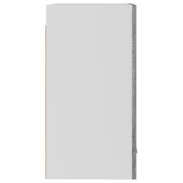 Dulap suspendat, gri sonoma, 39,5x31x60 cm, lemn prelucrat - Img 6