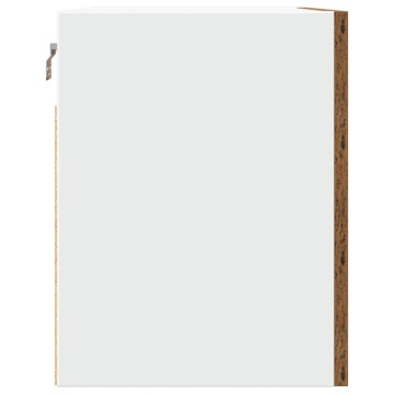 Dulap suspendat, lemn vechi, 60 x 31 x 40 cm, lemn prelucrat - Img 5