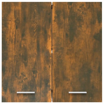 Dulap suspendat, stejar maro, 60x31x60 cm, lemn prelucrat - Img 8
