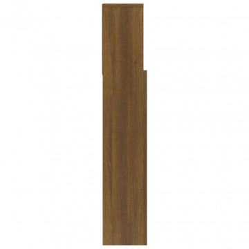 Dulap tăblie, stejar maro, 120x19x103,5 cm - Img 5