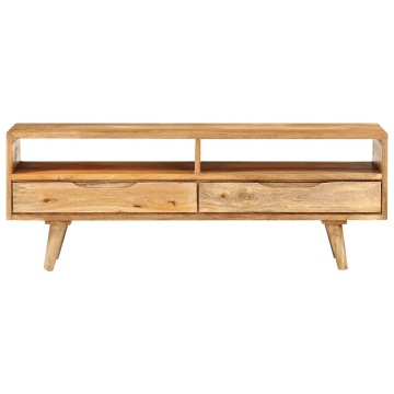 Dulap TV 110x30x41 cm, lemn masiv de mango - Img 3