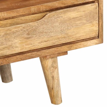 Dulap TV 110x30x41 cm, lemn masiv de mango - Img 6