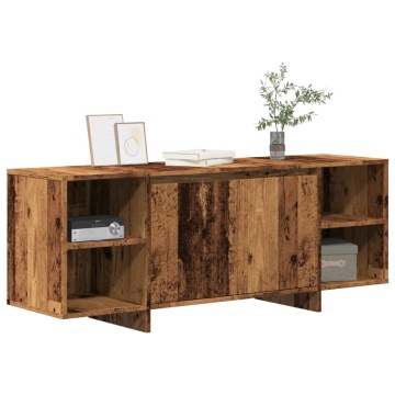 Dulap TV, lemn vechi, 130x35x50 cm, lemn prelucrat - Img 1