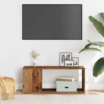 Dulap TV Lemn vechi 80x24x32cm Lemn prelucrat - Img 4