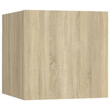 Dulap TV montaj pe perete, stejar sonoma, 30,5x30x30 cm - Img 2