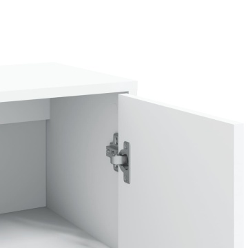 Dulapuri, 2 buc., alb, 60x31x84 cm, lemn prelucrat - Img 7
