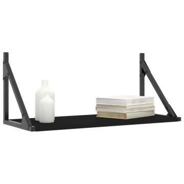 Dulapuri de perete, 2 buc., negru, 60x25x25,5 cm, lemn - Img 3