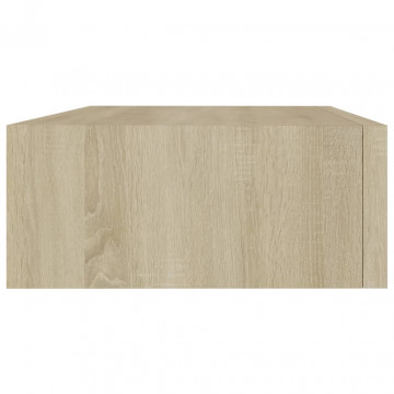 Dulapuri de perete cu sertar, 2 buc., stejar, 40x23,5x10 cm MDF - Img 5