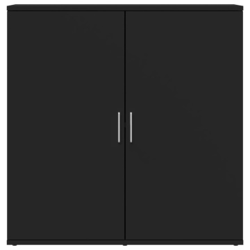Dulapuri, negru, 2 buc., 79x38x80 cm, lemn prelucrat - Img 8