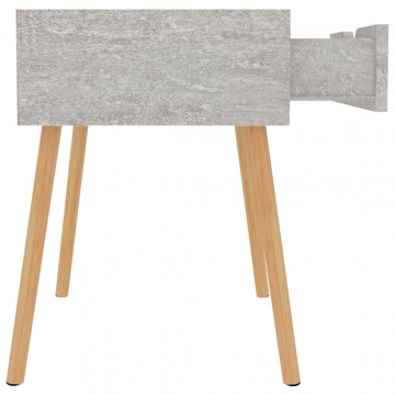 Dulapuri noptieră, 2 buc., gri beton, 40x40x56 cm, PAL - Img 6