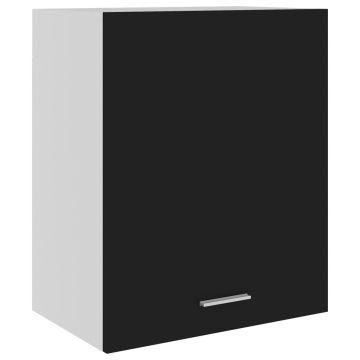 Dulapuri suspendate, 2 buc., negru, 50x31x60 cm, lemn prelucrat - Img 6