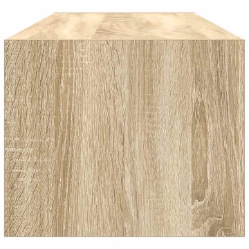 Dulapuri TV 2 buc Stejar Sonoma 100x31x25,5 cm Lemn prelucrat - Img 7