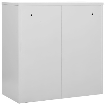 Dulapuri vestiar 2 buc. gri deschis și verde 90x45x92,5 cm oțel - Img 8