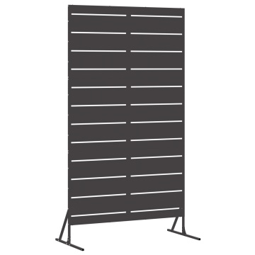 Ecran de intimitate 180 cm Oțel negru - Img 2