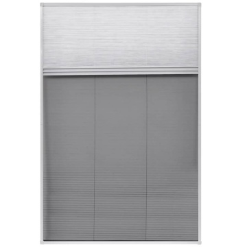 Ecran insecte pentru ferestre, cu umbrar, aluminiu, 80x120 cm - Img 3