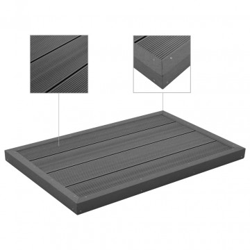 Element de podea pentru duș solar sau scară piscină, WPC - Img 3