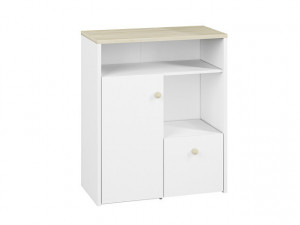 Elmo 10 Comoda White/Beech Fiord - Img 1