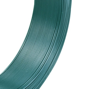 Fir tensionare pentru gard 250 m 0,9/1,4 mm verde închis, oțel - Img 2