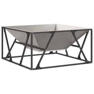 Focar Patrat 80x80x40 cm Oțel rezistent la intemperii - Img 4